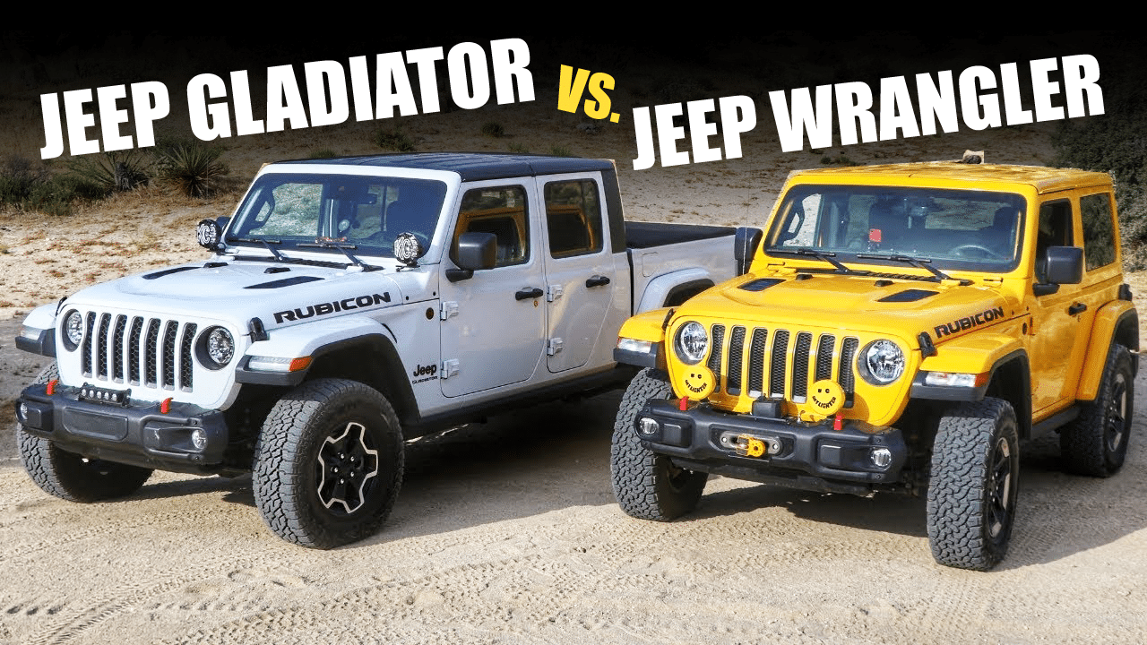 Two Icons, One Decision: Choosing Between the Jeep Gladiator and Wrangler
