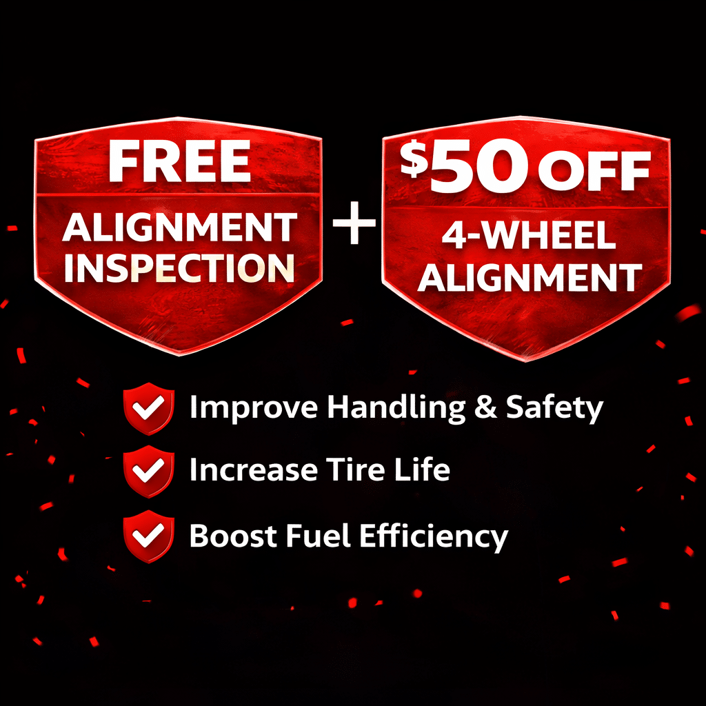 Free Alignment Inspection & $50.00 Off Alignments