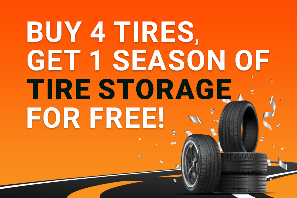 Buy 4 Tires & Get 1 Season of FREE Hassle Free Storage at Derrick Dodge!